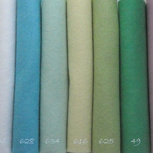 Icecream - Set mit 8 Blättern aus Wollfilz
