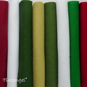 Natale di classe - set di 8 fogli di feltro di lana