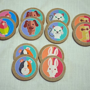 Animal Matching Games // Pets Memory Game