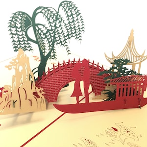 Carte Pop-Up love Valentine Greeting