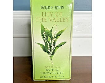 NOS Taylor of London Gel bain et douche au muguet 8,45 fl oz