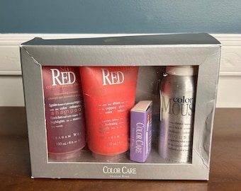 Graham Webb Color Care Sunfire Red Shampooing Revitalisant Mousse Set NDA