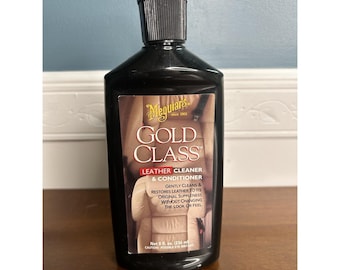 Nettoyant et après-shampoing pour cuir Meguiars Gold Class 8 oz vieux stock - LIRE