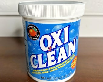 OXICLEAN 2 Détachant en poudre Orange Glo 90% Full vintage