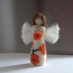Needle felted fairy,wool waldorf fairy,Spring Beautiful Fairy, Flower Fairy,needle felted angel,Waldorf felted doll, Waldorf Nursery Décor