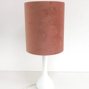 Kastrup - Holmegaard Danish White Glass Table Lamp, 1960&#39;s