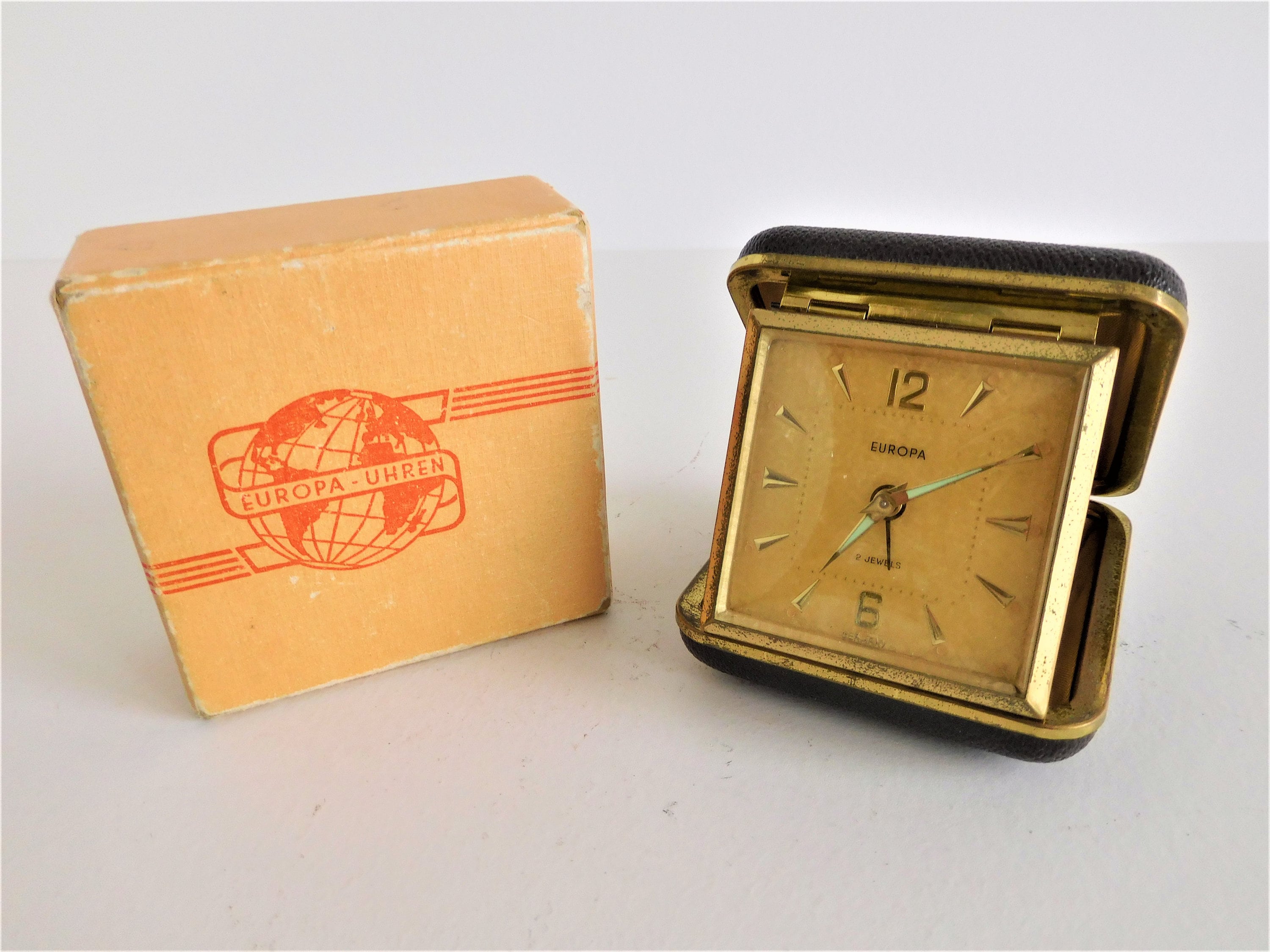 Europa 2 Jewels Travel Wind up Alarm Clock Incl. Original - Etsy Hong Kong