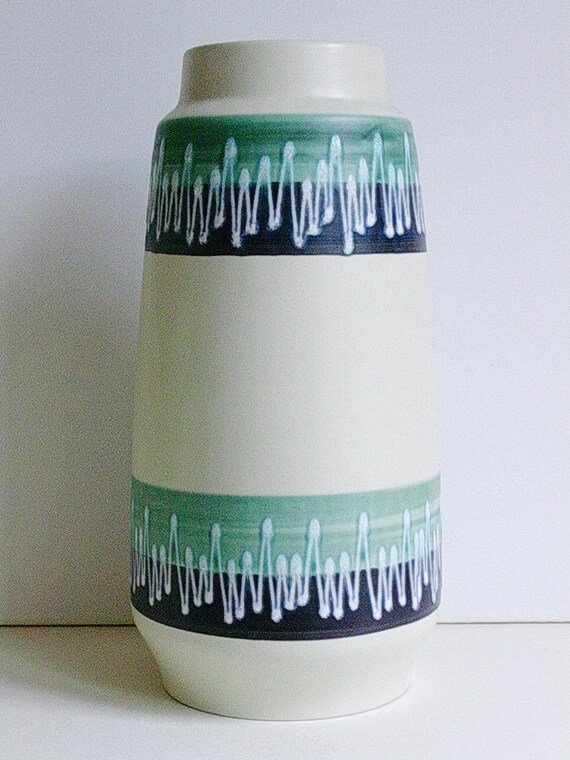 Xxl Scheurich Keramik Ceramic Floor Vase 666 40 Germany Etsy