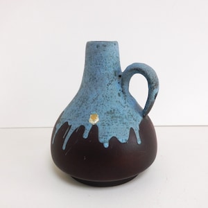 Es keramik  / Emons & Sons, ceramic handled vase, West German Pottery, WGP