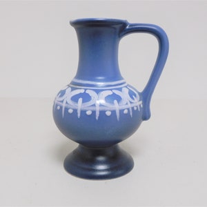 Dutch Design Flora Gouda Holland ceramic vase "Lotus" hand painted.