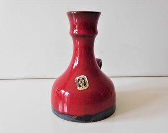 お値下げ　西ドイツ製花瓶 カルステンス　セラミックス ヴィンテージ　超貴重品 1970 年代のヴィンテージ Scheurich 花瓶、西ドイツの溶岩陶器、レトロ