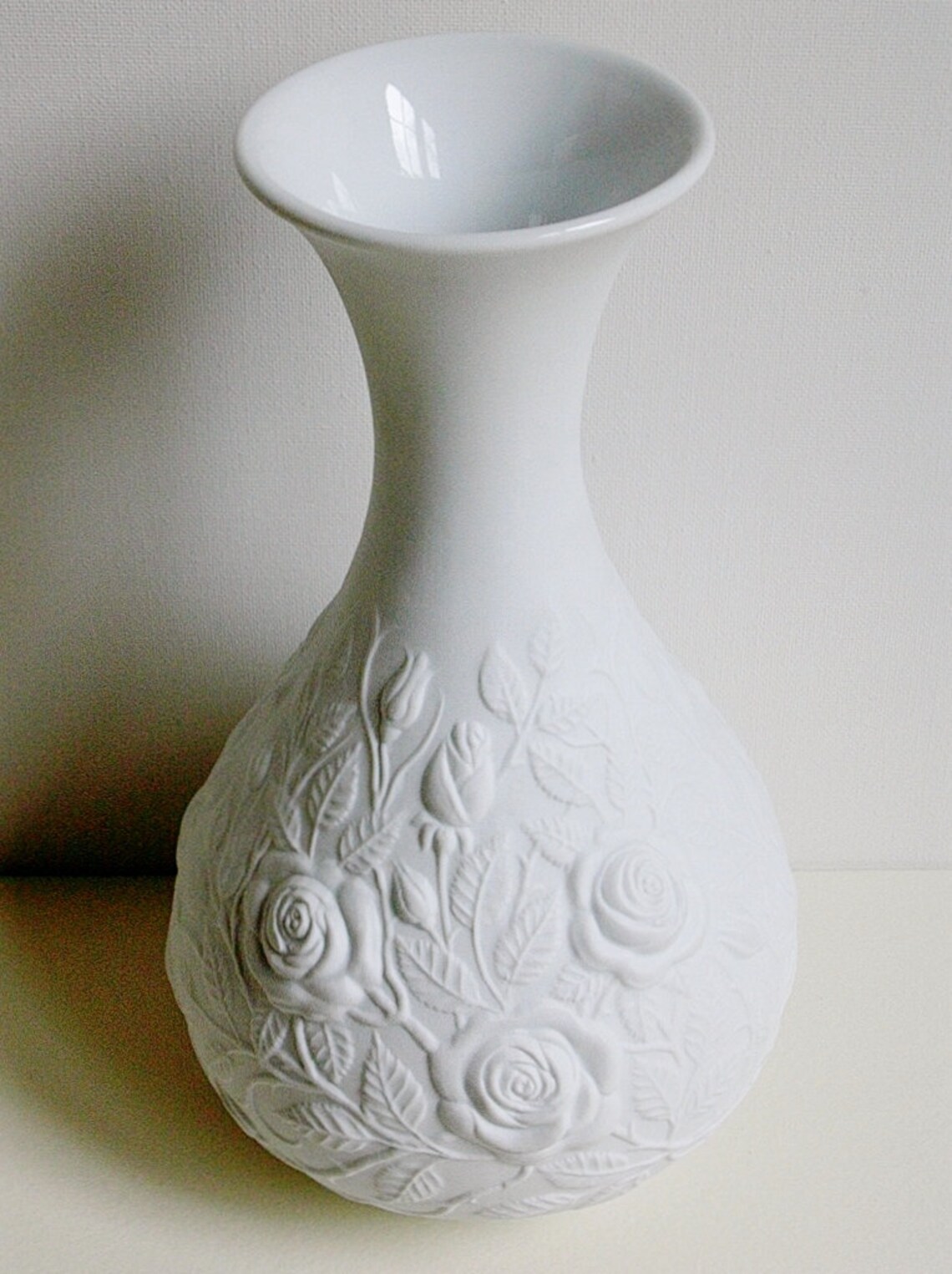 Large Mid Century Royal KPM Kerafina Bisque Porcelain Vase Etsy