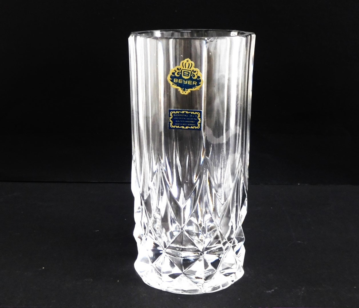Beyer crystal vase - Etsy 日本