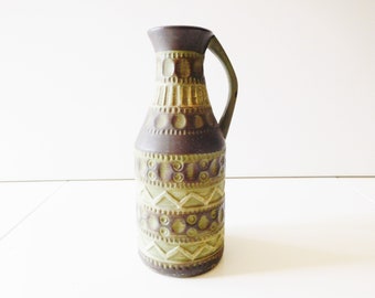 Bay keramik / ceramic handled vase,  by Bodo Mans, West German Pottery, WGP