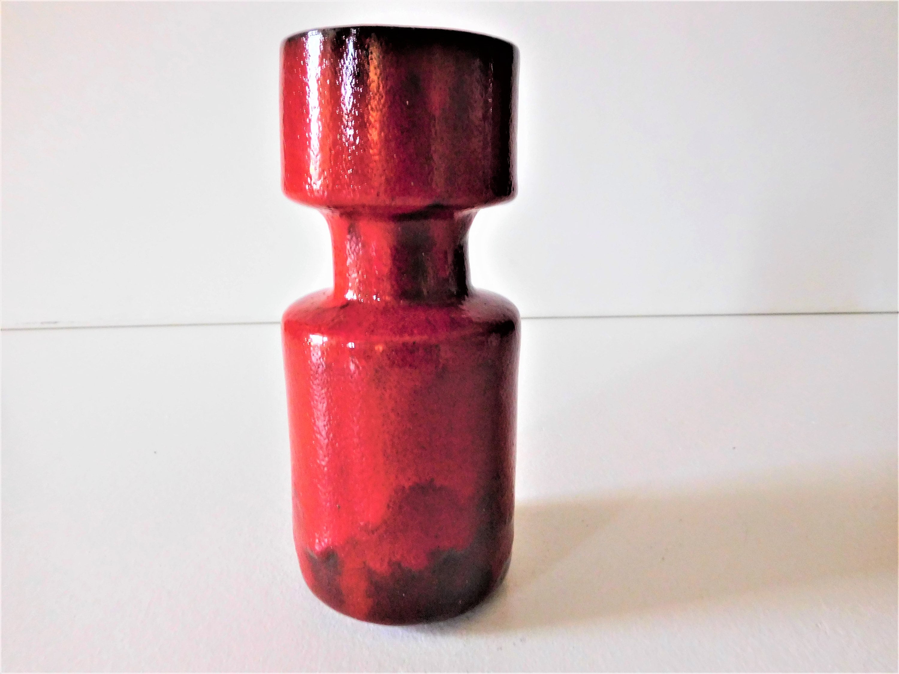 Hartwig Heyne (Hey) Studio pottery ceramic handmade vase, west german pottery, WGP