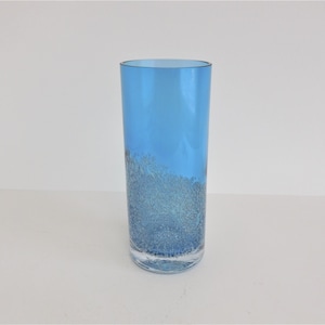 Schott Zwiesel cylindrical crystal glass vase, design FLORIDA by Heinrich Löffelhardt, Germany