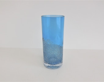 Schott Zwiesel cylindrical crystal glass vase, design FLORIDA by Heinrich Löffelhardt, Germany