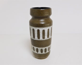 VEB HALDENSLEBEN、No. 3045B、陶器の花瓶、ヴィンテージ、東ドイツ