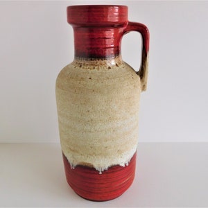 Floor vase (46 cm) by Carstens Tönnieshof,  ceramic, West German Pottery, WGP