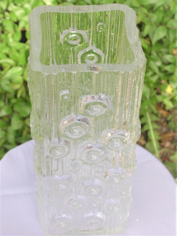 Mid Century Goebel Ottenhütte Pressed Glass Vase, 22 Cm / 8.7 Inch, Germany  - Etsy Hong Kong