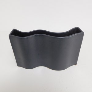 ASA Selection black ceramic vase, west german pottery, WGP