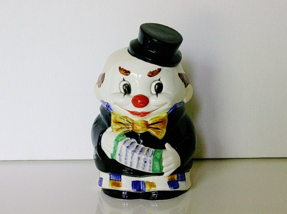Goebel ceramic Clown money box / bank hand painted Germany | Etsy