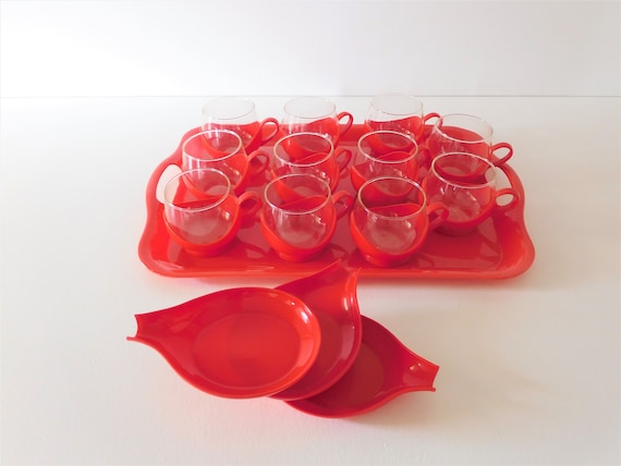 Large Original Set 15 Items Melitta Tea or Coffee Cups Saucers