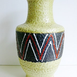 Bay keramik / ceramic Yellow Floor Vase, 570-45, Germany, WGP