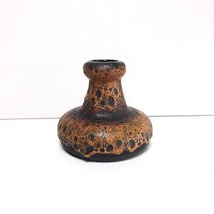 Carstens Tönnieshof Ceramic fat lava vase, West German Pottery, WGP