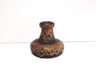 ビンテージの西ドイツの Fat Lava 花瓶。 Carstens Tonnieshof