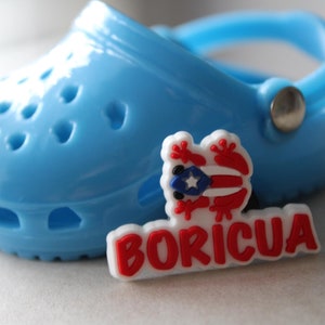 Boricua Coqui shoe charm (Original design)