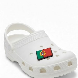 Portugal flag shoe charm for clogs (Original design)