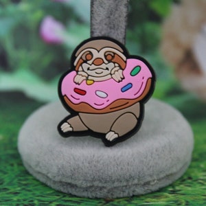 Donut Sloth shoe charm