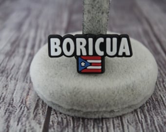 Boricua shoe charm ( My Original design) Small size  ( Please read product info before purchasing)