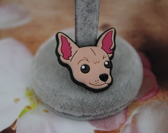 chihuahua croc charm