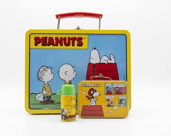 Vintage 1970's Peanuts Lunch Box, Collectible and Cute Classic