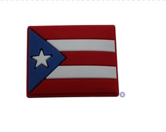 Puerto Rico flag shoe charm for clogs (Original design)