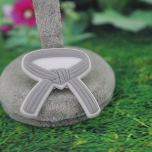 Gray belt shoe charm ( Original design)