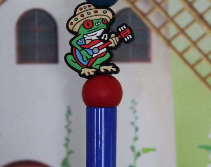 Coqui Puerto Rico Flag Ink Pen (black Ink Blue Base) - Etsy
