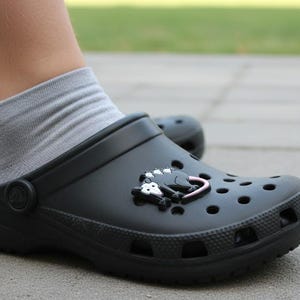 Adorable Possum Charm with Babies | Cute Wildlife Accessory for Hole Style Clogs | BPA Free Soft PVC Garden Shoe Button Pin. For Unisex.