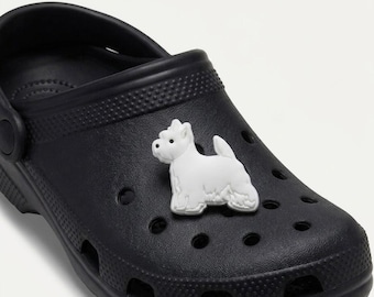 West Highland White Terrier Dog shoe charm for clogs (Original design) (Design updated)