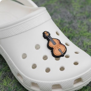 Cecilio Violin Miniature Charm, Orchestra Recital Gift, Music Themed Accessory Fits Clogs