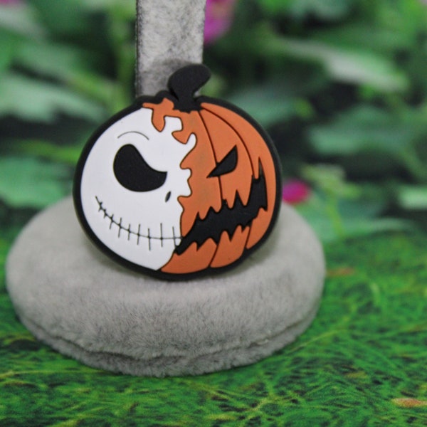 Pumpkin Skeleton shoe charm