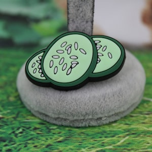 Cucumbers shoe charm