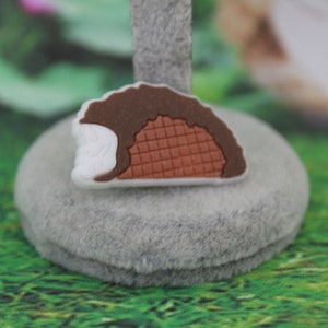 Chocolate Taco shoe charm (Original design)