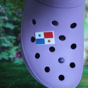 Panama flag shoe charm med size ( Original design )