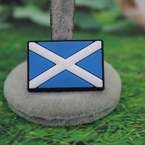 Light Blue Scotland flag shoe charm (Original design)