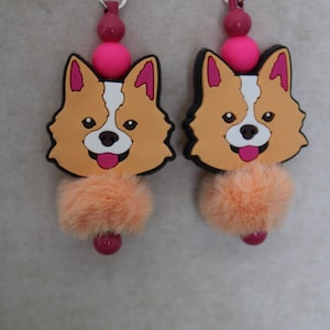 Pomeranian Dangle Earrings – Fluffy and Fabulous