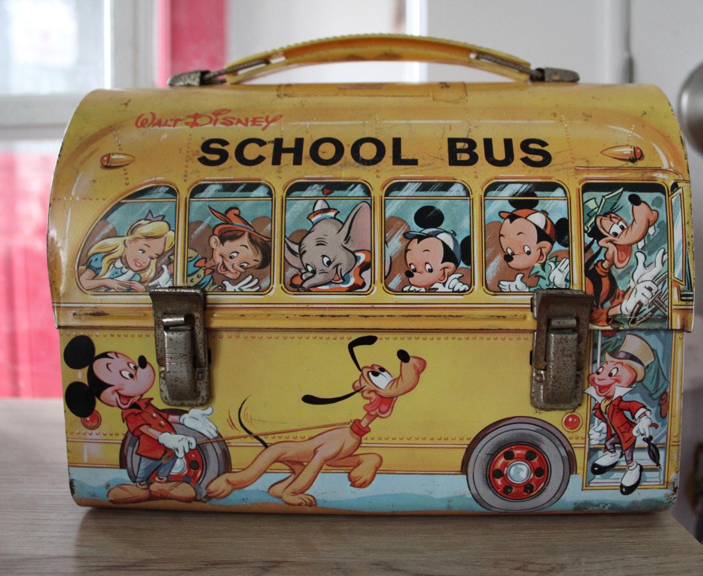Vintage School Bus Lunch Box - Etsy
