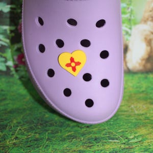 New Mexico heart flag shoe charm for clogs